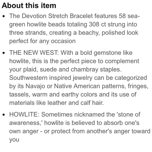 SILPADA- Howlite Turquoise Silver Devotion Cross Stretch Reversible Bracelet - Picture 4 of 5